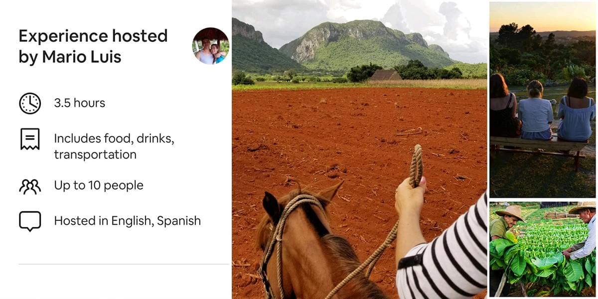 Best day trips to Viñales Valley offers horse experiences and also visiting an organic tobaco farm. Best day trips to Viñales Valley offers horse experiences and also visiting an organic tobaco farm.