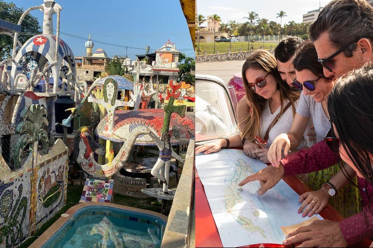 Fusterlandia is Fuster's studio west of Old Havana. Fusterlandia is Fuster's studio west of Old Havana.