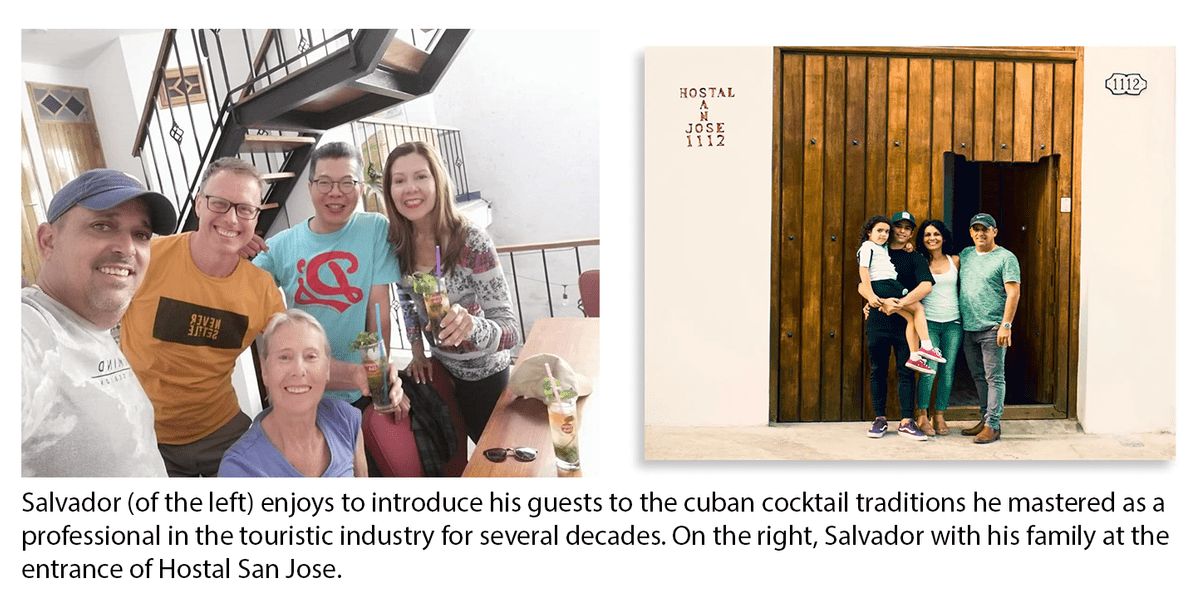Salvador is the host at Hostal San Jose Salvador is the host at Hostal San Jose