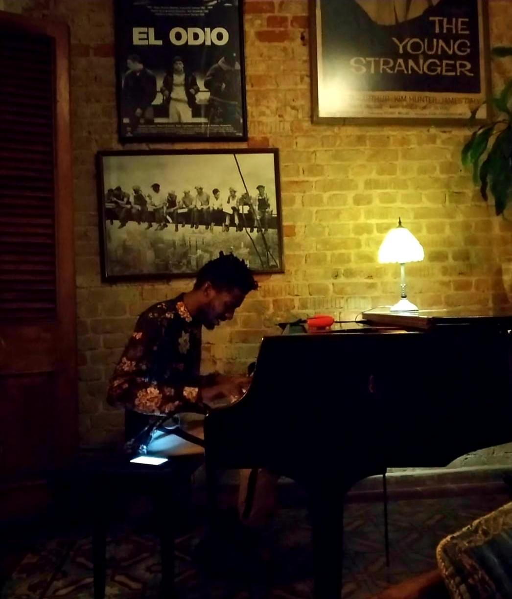 A full piano is one of this bar good points. A full piano is one of this bar good points.