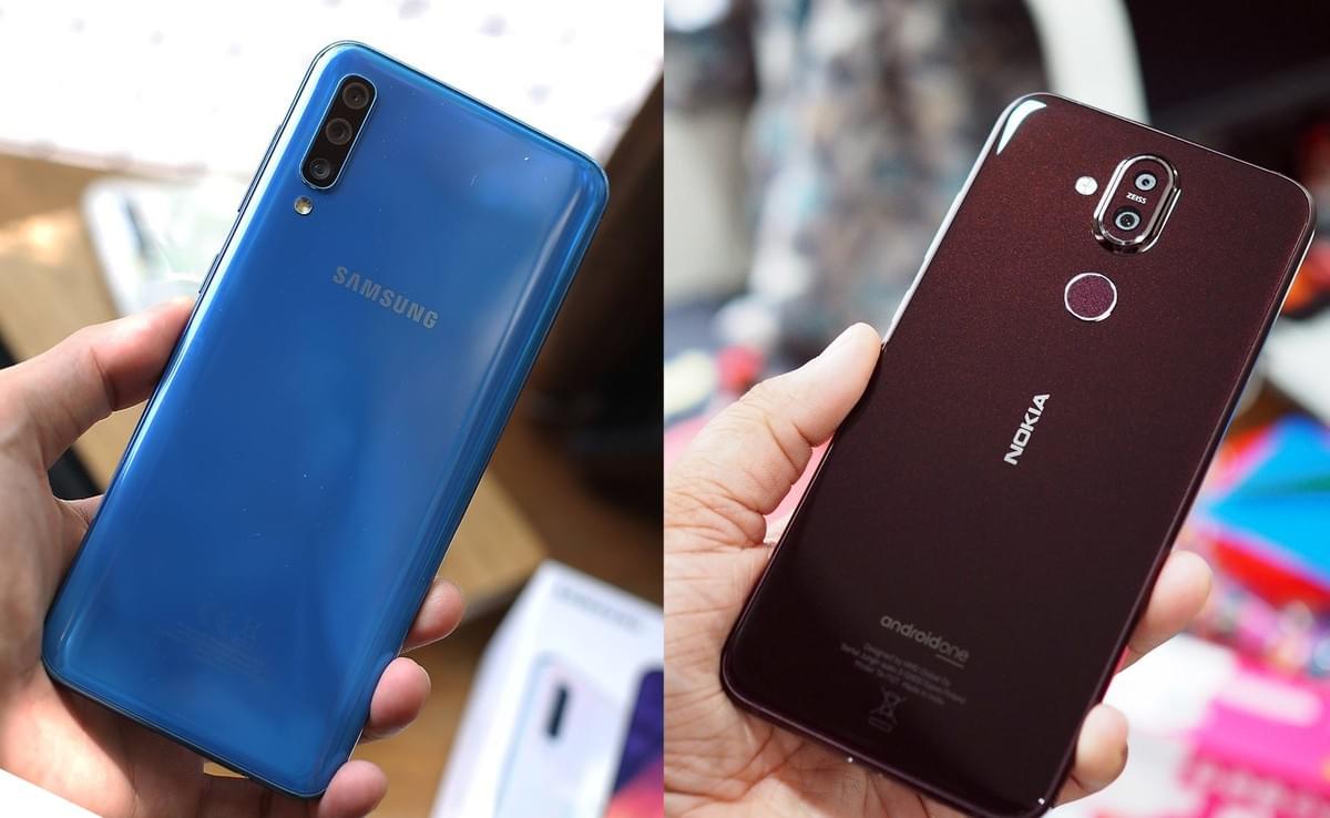 So Sanh Galaxy A50 Va Nokia 8 1 Nen Mua May Nao Khi Co 7 Triệu Samsung Galaxy A50