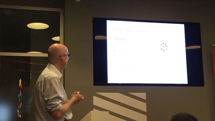 Dr.Paul Walsh presenting at Cork AI Meetup 5 Dr.Paul Walsh presenting at Cork AI Meetup 5