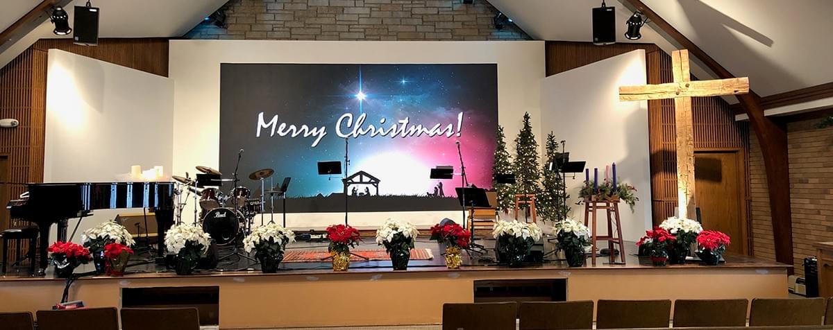 church fixed led display church fixed led display