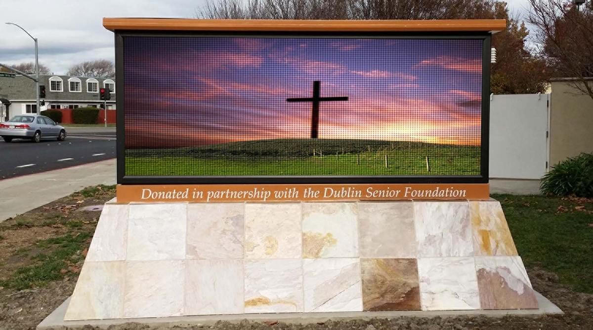 Church outdoor LED display billboard Church outdoor LED display billboard