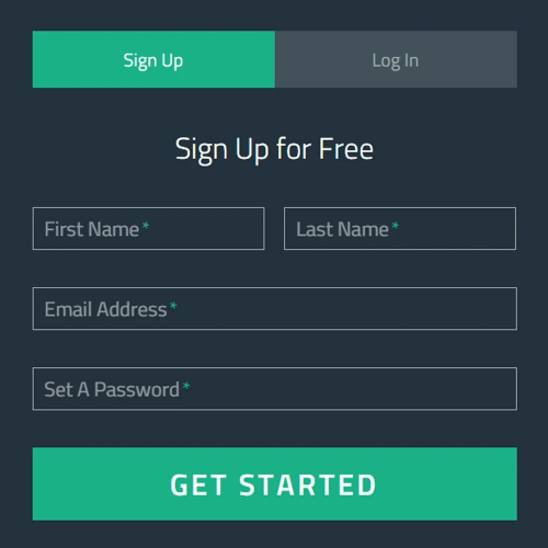 modulo di registrazione di esempio modulo di registrazione di esempio