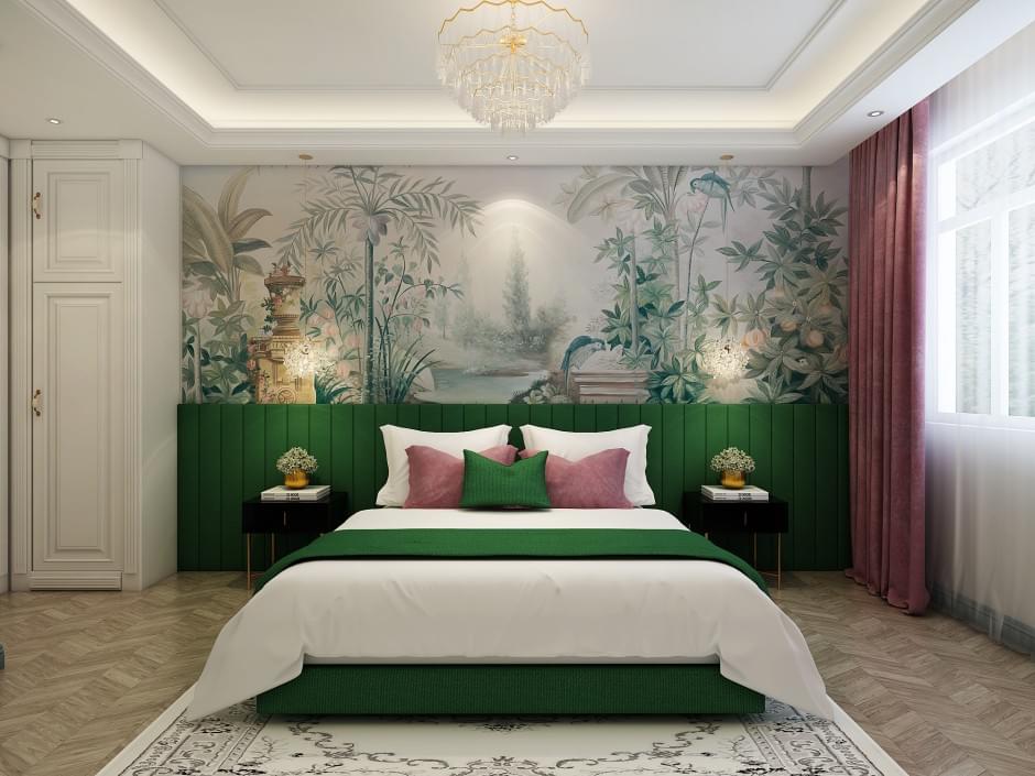 四室二厅 轻奢风格 装修方案 软装设计 轻奢家具 别墅装修