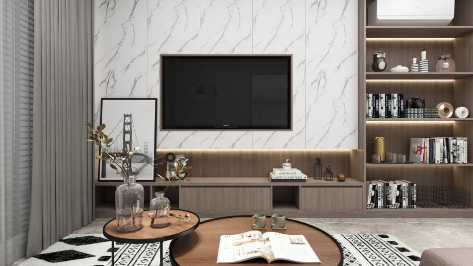 二室二厅 现代／北欧风格 装修设计 软装设计 北欧家具 公寓设计