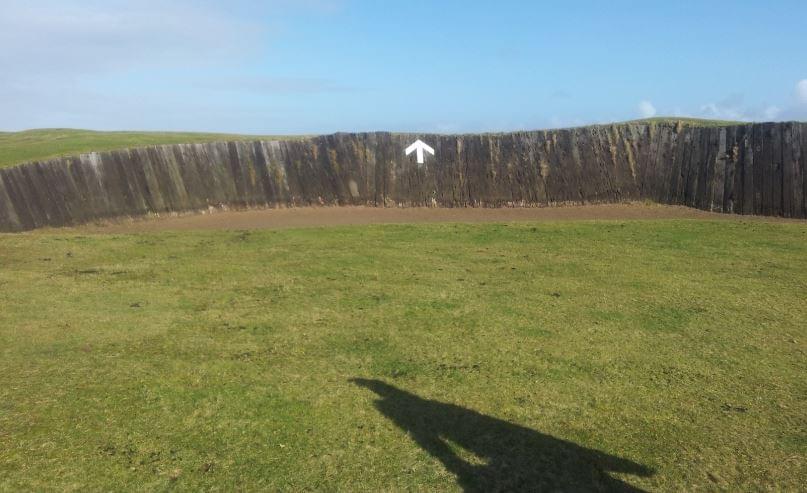 Westward Ho! golf bunker Westward Ho! golf bunker