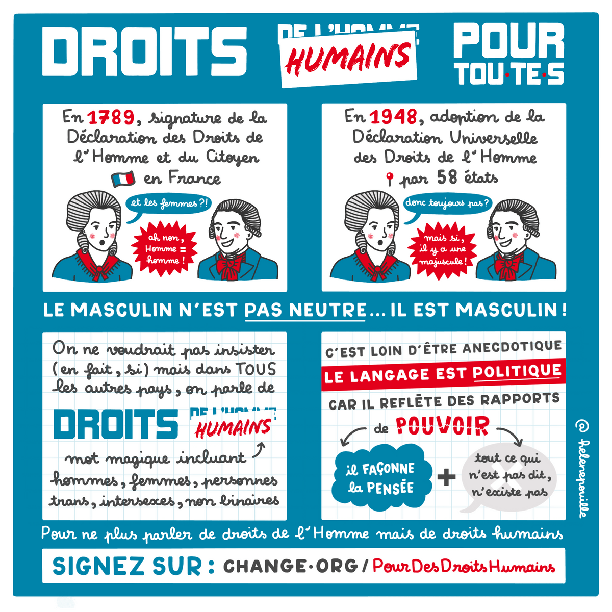 facilitation graphique, facilitation visuelle, sketchnotes, infographie, hélène pouille, égalité, inégalité, langage, droits humains, droits de l'homme facilitation graphique, facilitation visuelle, sketchnotes, infographie, hélène pouille, égalité, inégalité, langage, droits humains, droits de l'homme
