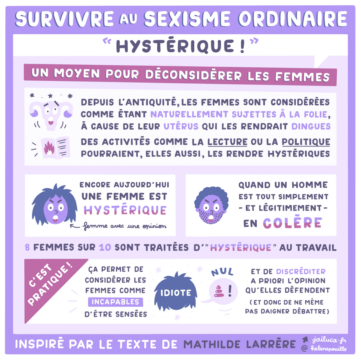 facilitation graphique, facilitation visuelle, sketchnotes, infographie, hélène pouille, féminisme, sexisme, hystérie, hystérique, mathilde larrère facilitation graphique, facilitation visuelle, sketchnotes, infographie, hélène pouille, féminisme, sexisme, hystérie, hystérique, mathilde larrère