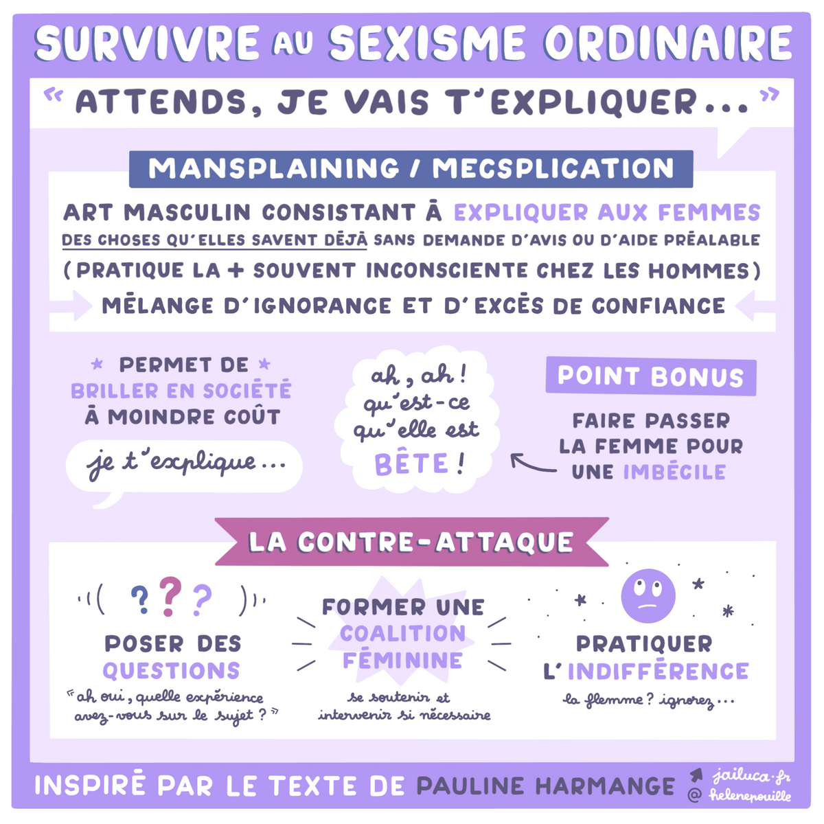 facilitation graphique, facilitation visuelle, sketchnotes, infographie, hélène pouille, féminisme, sexisme, mansplainning, mecsplication, pauline harmange facilitation graphique, facilitation visuelle, sketchnotes, infographie, hélène pouille, féminisme, sexisme, mansplainning, mecsplication, pauline harmange