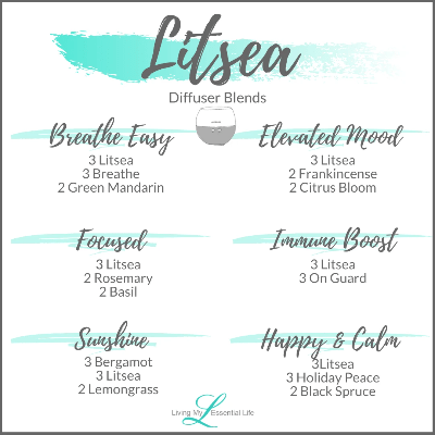 Essential oil diffuser blends with Litsea Essential oil diffuser blends with Litsea