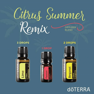 If you are looking for a hot, sunny day then try this Citrus Summer Remix Diffuser Blend If you are looking for a hot, sunny day then try this Citrus Summer Remix Diffuser Blend