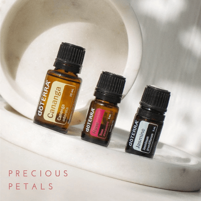 The power of petals is explained in the precious petals promotion of rose jasmine cananga essential oils. The power of petals is explained in the precious petals promotion of rose jasmine cananga essential oils.