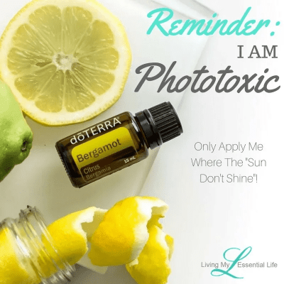Melissa Goers Living My Essential Life Bergamot Essential Oil doTERRA Photosensitive Phototoxic Melissa Goers Living My Essential Life Bergamot Essential Oil doTERRA Photosensitive Phototoxic