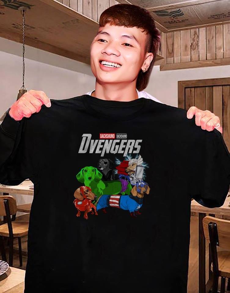 dachshund avengers t shirt