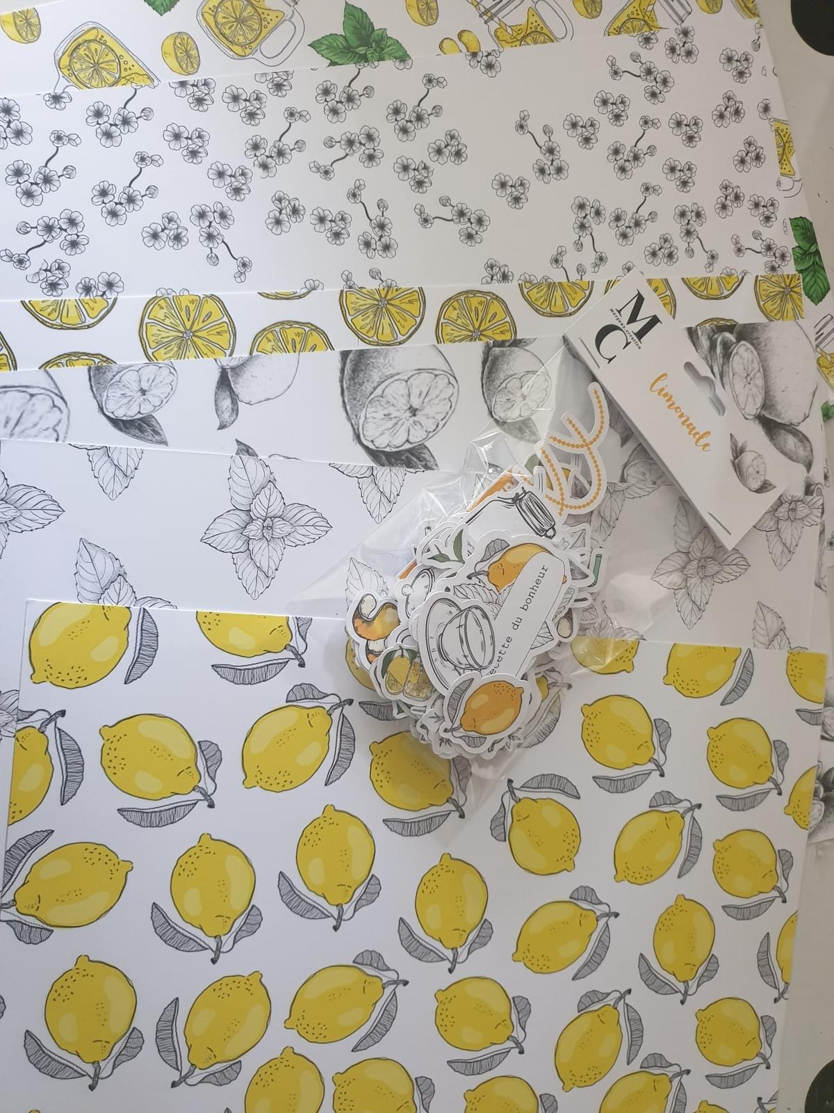 Margaux creation scrapbooking - boutique en ligne - Partenariat- papier collection limonade- Margaux creation scrapbooking - boutique en ligne - Partenariat- papier collection limonade-