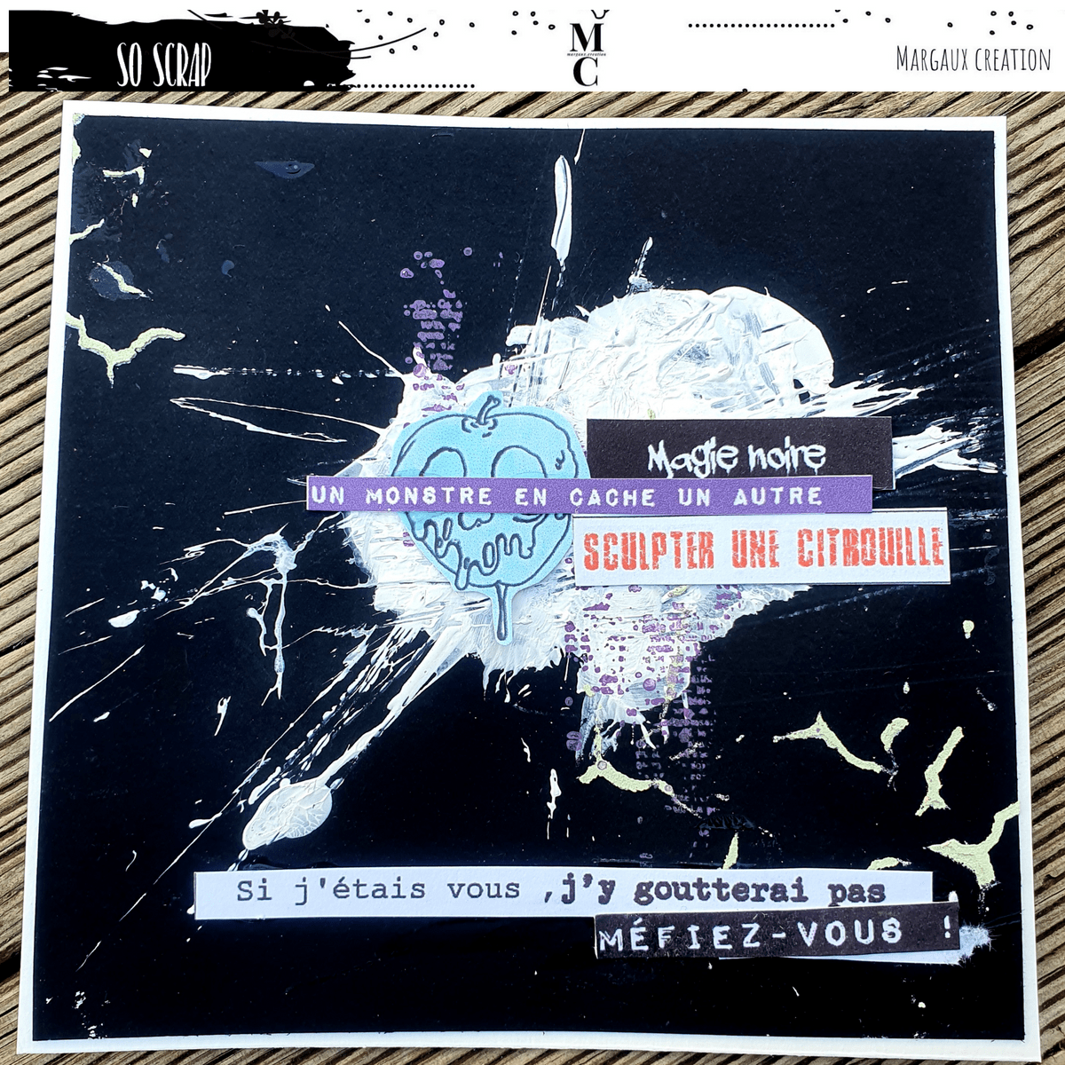 carte halloween invitation - MArgaux creéation - So scrap - chéri fais moi peur ! carte halloween invitation - MArgaux creéation - So scrap - chéri fais moi peur !