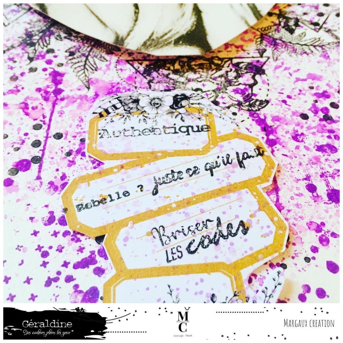 Page scrapbooking La bohème ça voulait dire ... DT MARGAUX CREATION - Géraldine Page scrapbooking La bohème ça voulait dire ... DT MARGAUX CREATION - Géraldine