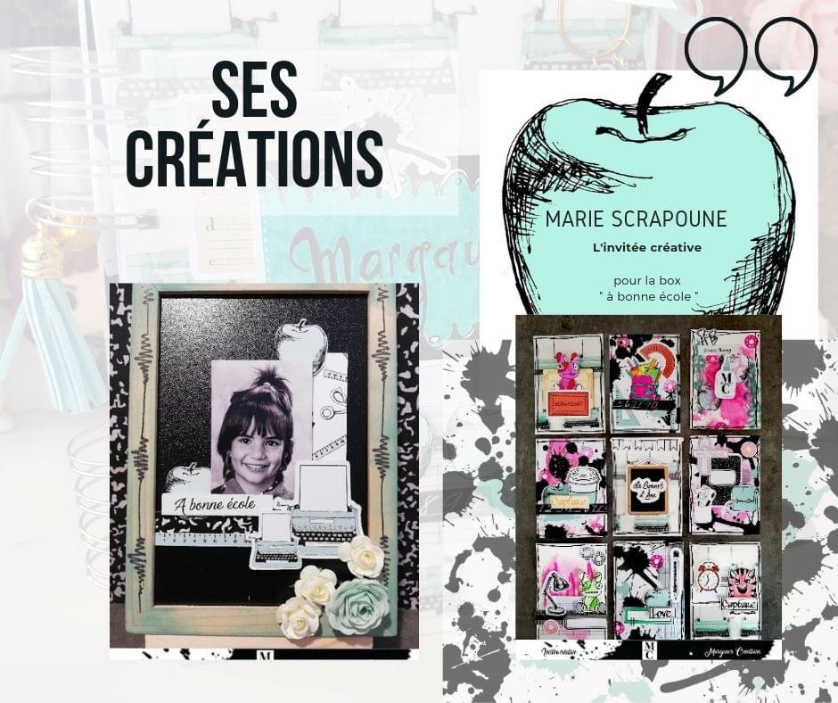 invitée créative Marie scrapoune - box à bonne école - margaux creation scrapbooking - boutique en ligne - Planner- papeterie invitée créative Marie scrapoune - box à bonne école - margaux creation scrapbooking - boutique en ligne - Planner- papeterie