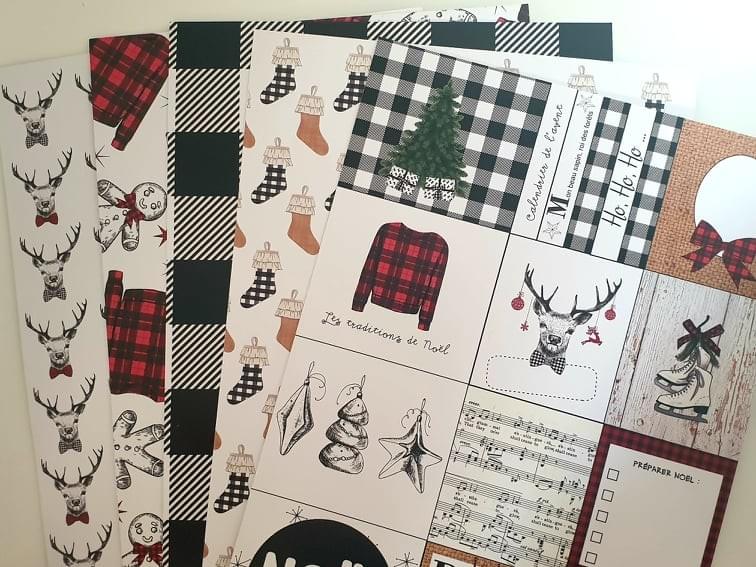 Box mon plus beau noël - Papiers Margaux creation Box mon plus beau noël - Papiers Margaux creation