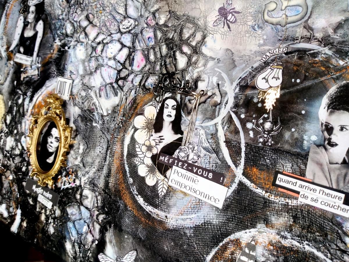 Art journal XXL - Hors série halloween - DT MARGAUX CRéation - Sonia modde-Sator Art journal XXL - Hors série halloween - DT MARGAUX CRéation - Sonia modde-Sator