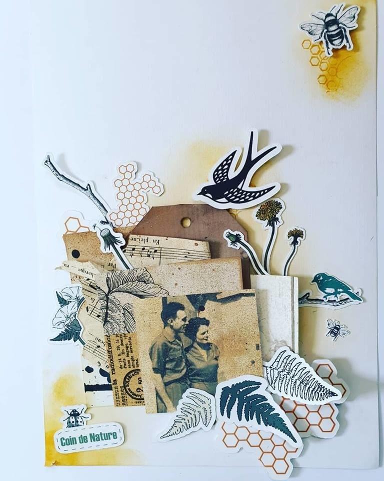 Page scrap - Margaux creation - collection champêtre - Les grands parents Page scrap - Margaux creation - collection champêtre - Les grands parents