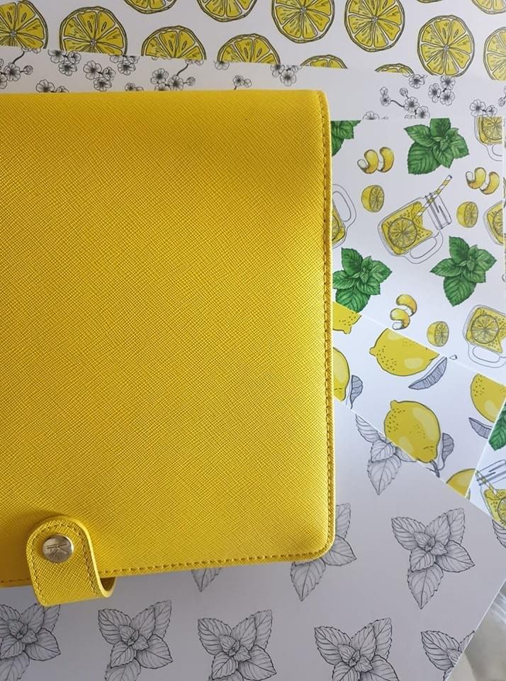 margaux creation - scrapbooking - Planner addict- collection limonade- yellow kikki-k margaux creation - scrapbooking - Planner addict- collection limonade- yellow kikki-k