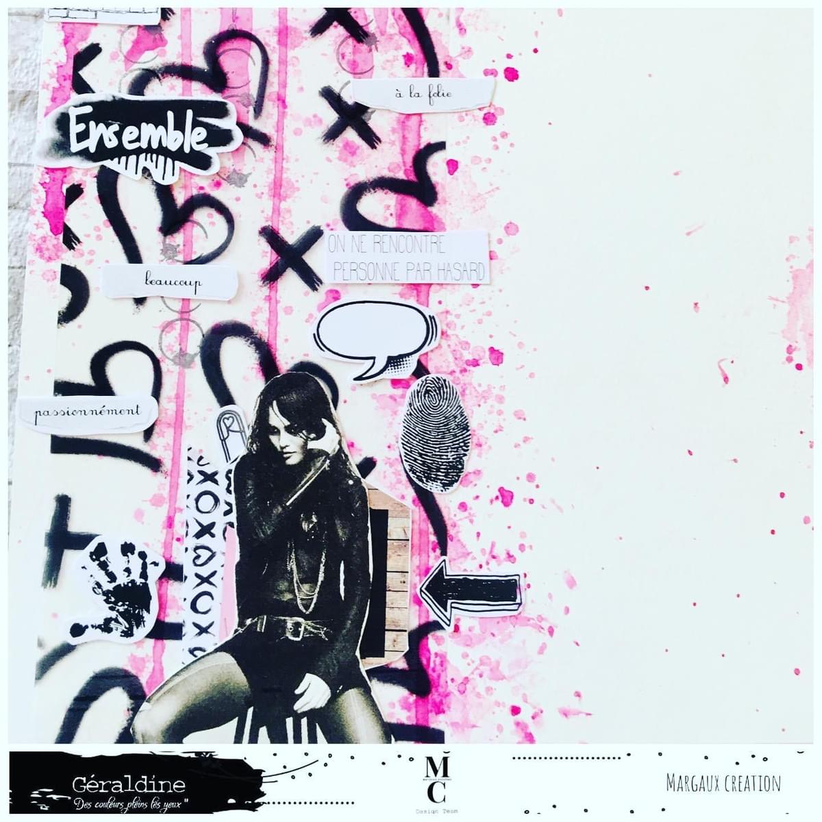 margaux création équipe DT Géraldine des couleurs pleins les yeux - Amour, gloire& scrap scrapbooking français margaux création équipe DT Géraldine des couleurs pleins les yeux - Amour, gloire& scrap scrapbooking français