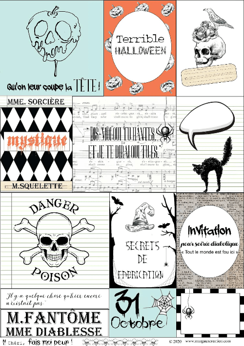 Project life Halloween français - scrapbooking - Margaux création Project life Halloween français - scrapbooking - Margaux création
