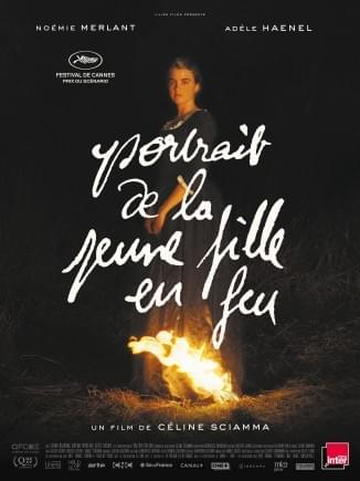 affiche du film : portrait de la jeune fille en feu. affiche du film : portrait de la jeune fille en feu.