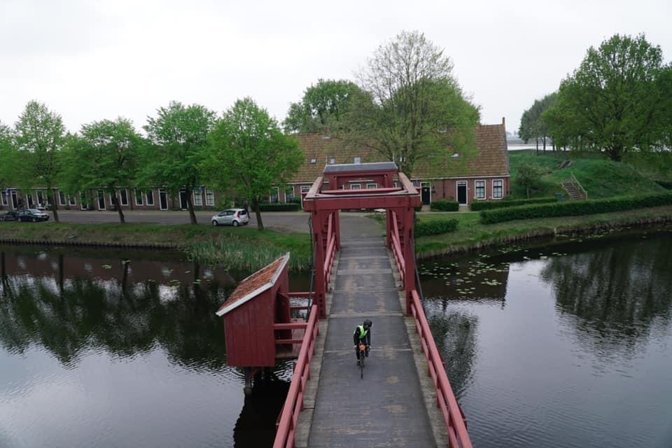Crossing the moat into Bourtange Crossing the moat into Bourtange