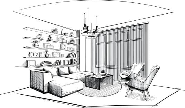 Interior Design Three Dimensional Space Computer Aided Aleesha