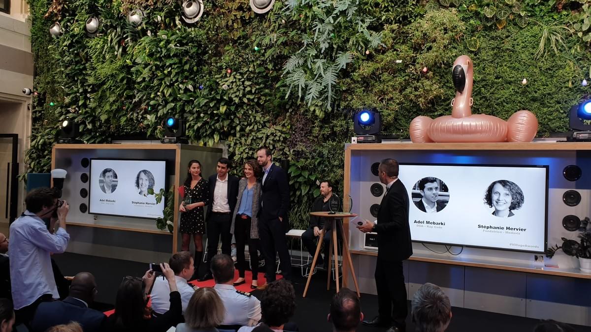 Village awards, village by ca paris, too good to go, unibail rodamco westfield, coopération la plus efficace, gagnant village awards Village awards, village by ca paris, too good to go, unibail rodamco westfield, coopération la plus efficace, gagnant village awards
