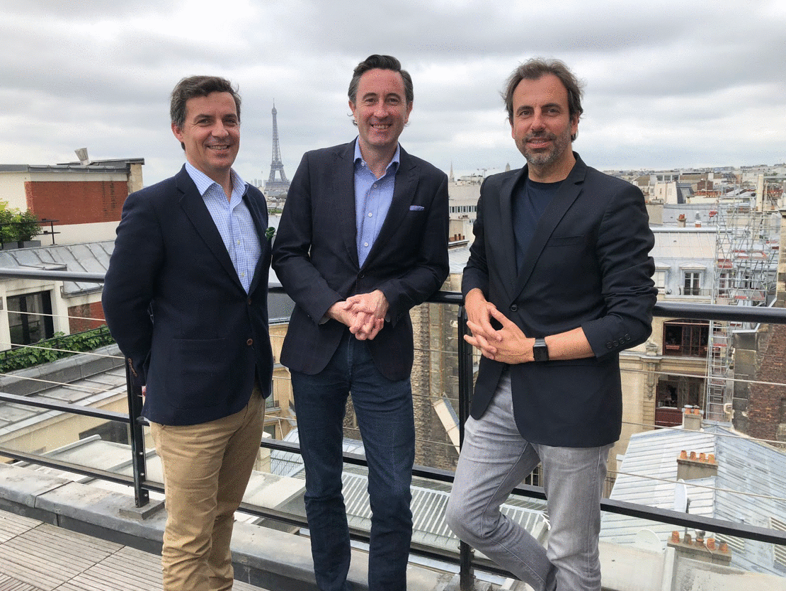 Bertrand Morier, Head of Operations de CACI, Kieron O’Brien, Director de Know Your Customer et Benoît Bourdin, responsable relations partenaires et international du Village by CA Paris Bertrand Morier, Head of Operations de CACI, Kieron O’Brien, Director de Know Your Customer et Benoît Bourdin, responsable relations partenaires et international du Village by CA Paris