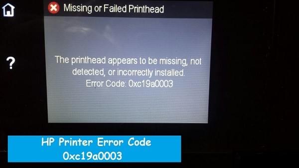 Solve HP printer error code 0xc19a0003 easily. Solve HP printer error code 0xc19a0003 easily.