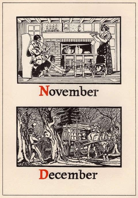 vintage-calendar-by-edward-penfield--november-december vintage-calendar-by-edward-penfield--november-december