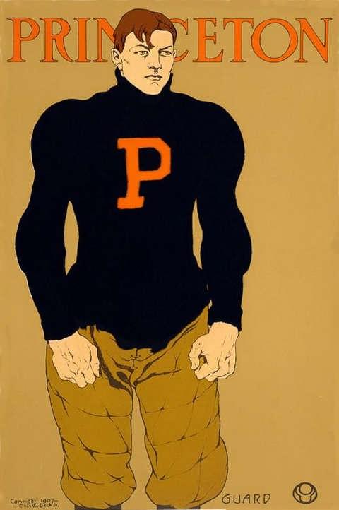 vintage-poster-art-edward-penfield-princeton-university-football vintage-poster-art-edward-penfield-princeton-university-football