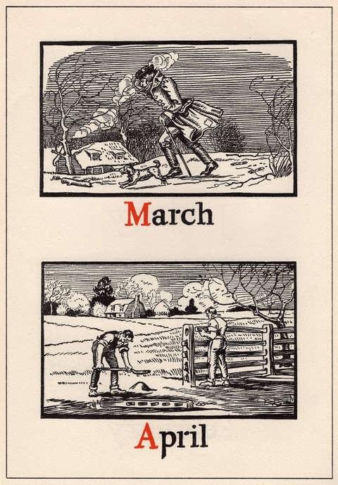 vintage-calendar-by-edward-penfield--march-april vintage-calendar-by-edward-penfield--march-april