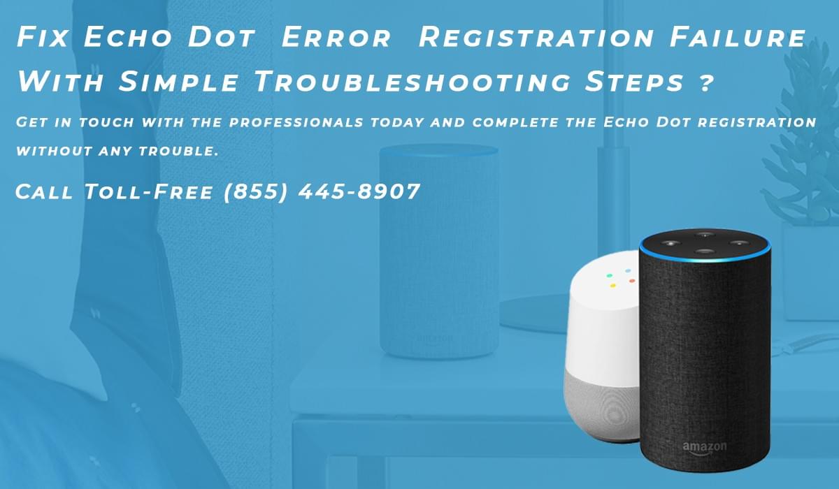 trouble registering echo dot