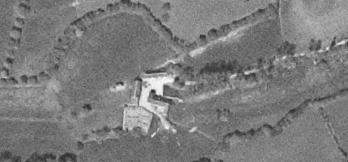 Moulin de Planchette (air view 1950) Moulin de Planchette (air view 1950)