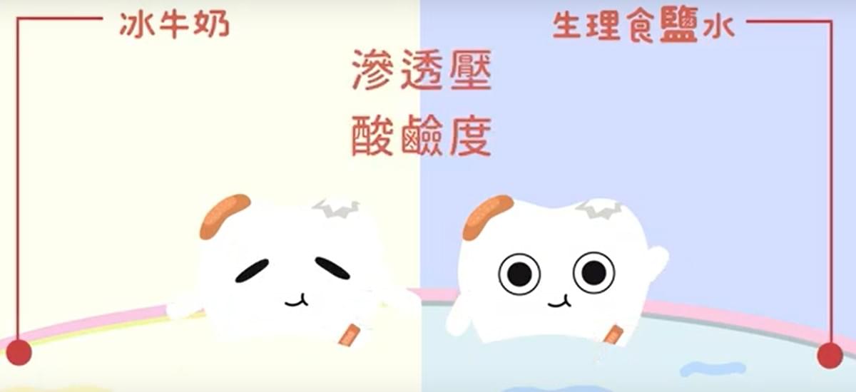 牙齒斷掉的處理方式 放進冰牛奶或是生理食鹽水 牙齒斷掉的處理方式 放進冰牛奶或是生理食鹽水