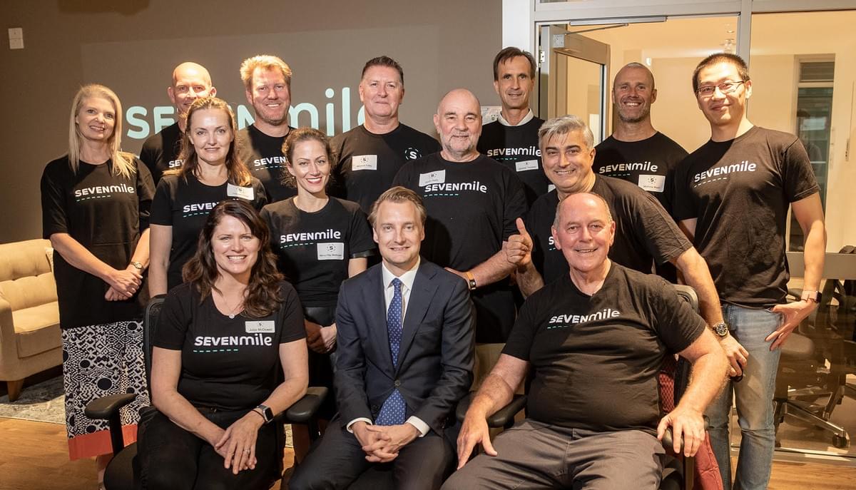 SEVENmilers with James Griffin at the SEVENmile Venture Lab December 2019 meetup held at Seaforth Village SEVENmilers with James Griffin at the SEVENmile Venture Lab December 2019 meetup held at Seaforth Village