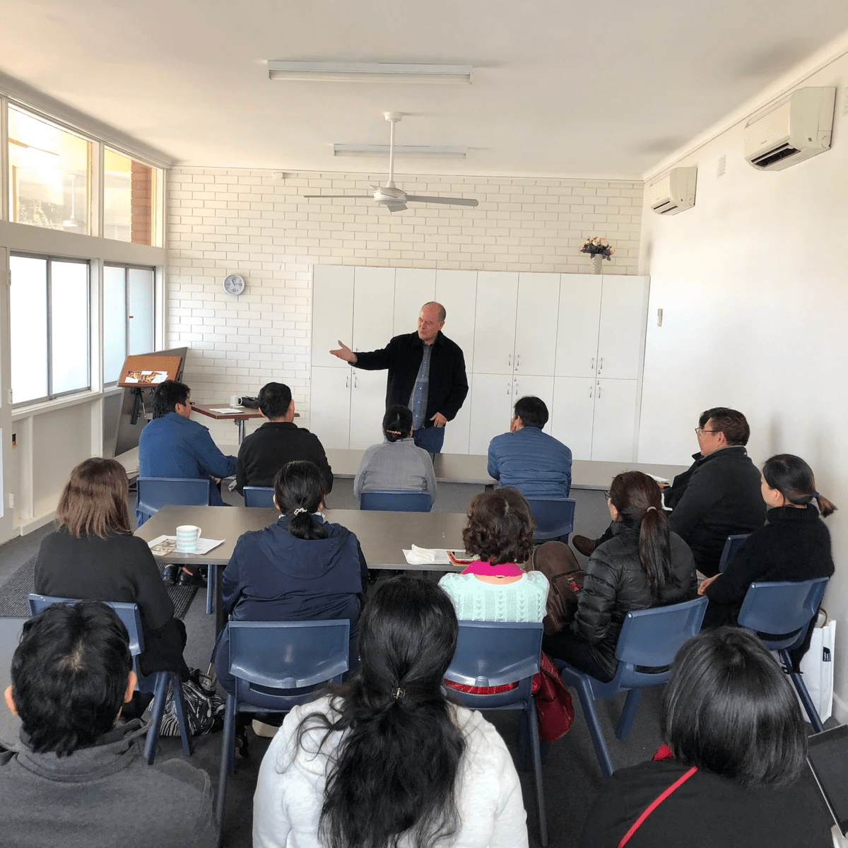 Tibetan migrants attend a SEVENMile Venture Lab seminar on June 27 at Brookvale Community Centre Tibetan migrants attend a SEVENMile Venture Lab seminar on June 27 at Brookvale Community Centre