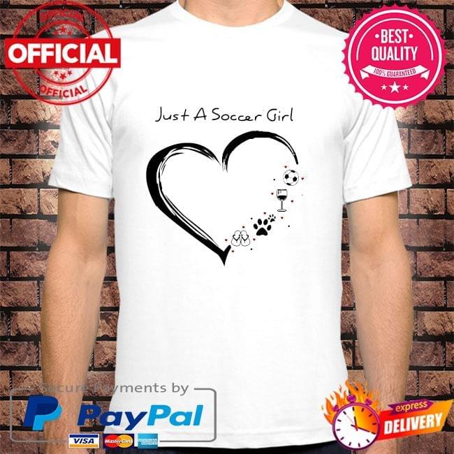 Zannashirts - Heart just a ball wine dog paw and flip flop shirt Zannashirts - Heart just a ball wine dog paw and flip flop shirt