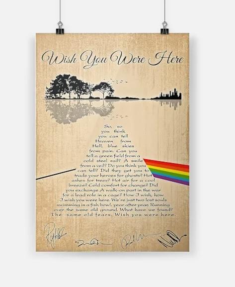 Wallpaper Top Selling Wish You Were Here Poster For Android