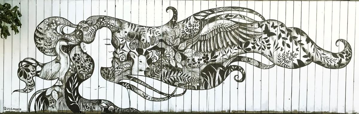 Mural by Iris Moore Mural by Iris Moore