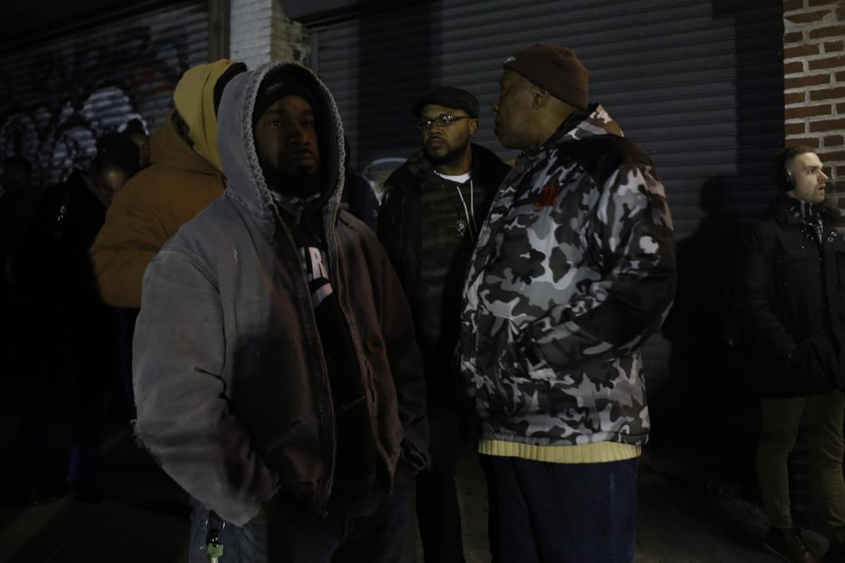 Neighbors and activists gather at the scene were Saheed Vassell, 36, was shot hours earlier at Utica Avenue and Montgomery Street, Brooklyn, NY. Photo: Emily Pederson Neighbors and activists gather at the scene were Saheed Vassell, 36, was shot hours earlier at Utica Avenue and Montgomery Street, Brooklyn, NY. Photo: Emily Pederson