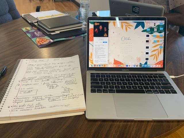 Working while vibing to The Fugees Working while vibing to The Fugees
