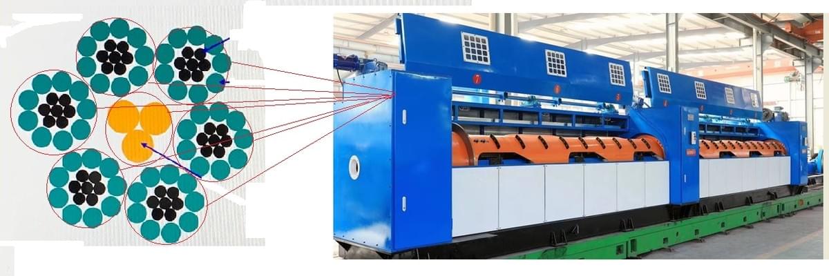 steel wire twisting machine 500/1+6 bobbin steel wire twisting machine 500/1+6 bobbin